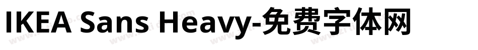 IKEA Sans Heavy字体转换